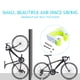 thumbnail image 5 of Yuarrent Soporte de estacionamiento para bicicletas, bicicleta de montaña, bicicleta de carretera, gancho de montaje en pared, soporte de hebilla para Type2 NO2 Yuarrent OD001273-08B, 5 of 6