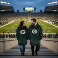 thumbnail image 3 of Poncho NFL unisex reversible Green Bay Packers 100% oficial, 3 of 8