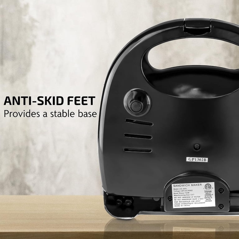 OVENTE 3 in 1 Electric Sandwich Maker, Panini Press Grill, Non 