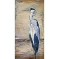 thumbnail image 3 of Pinto, Patricia 14x24 Black Modern Framed Museum Art Print Titled - Blue Heron II, 3 of 5