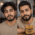 thumbnail image 4 of OKAY Men Castor Oil Beard & Hair Pomade, All-Day Hold Styling Pomade for Beard & Hair, Adds Shine & Definition, Silicone & Paraben Free, For All Hair Types, 4 oz, 4 of 12