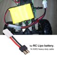 thumbnail image 1 of RC Accessory 14 AWG Wire  Female Connector Adapter Cable  To  Cable, For RC Lipo Battery Home Adults Most Charging Setup, 1 of 8