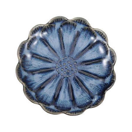 

1PC Petal Ceramic Sauce Dish Hot Pot Sauce Vinegar Dish Mustard Sauce Plate Creative Small Dish Snack Plate (Lotus Dish)