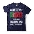thumbnail image 4 of Mens Portuguese T-shirt Portuguese Dad Shirt Portuguese Father's Day Gift Shirt Portuguese Dad Shirt (Large Grey), 4 of 6