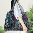 thumbnail image 1 of Sac de Courses Pliable Grande Capacité en Polyester Sac de Rangement Portable à Main, 1 of 6