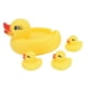 thumbnail image 3 of 4 piezas de pato de juguete de baño para bebé, lindo flotador de animales, juguete de ducha para baño, regalo para niños, decoración, pato amarillo, 3 of 14