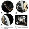 thumbnail image 3 of Designart "Bag Unveiled Black Luxury wall art II" Fashion Floater Framed Canvas Art Print, 3 of 7