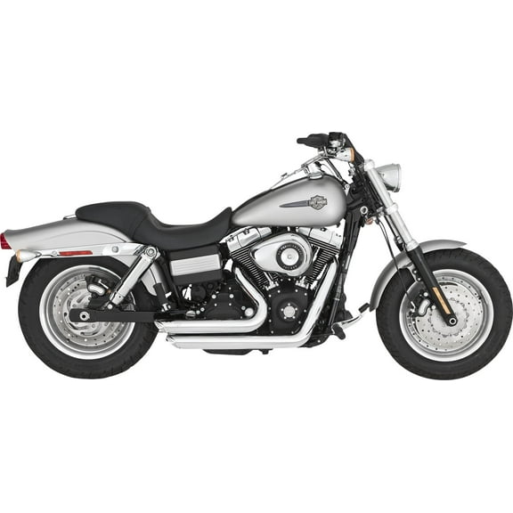 Vance & Hines Chrome Shortshots Staggered Exhaust System (17317)