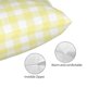thumbnail image 3 of Fotbe Lemon Yellow Checkboard Funda de Almohada Decorativa Estilo Occidental, Lujo en Algodón, Fundas para Almohadas King, Cojín Estampado para Decoración del Hogar-16"x24", 3 of 6