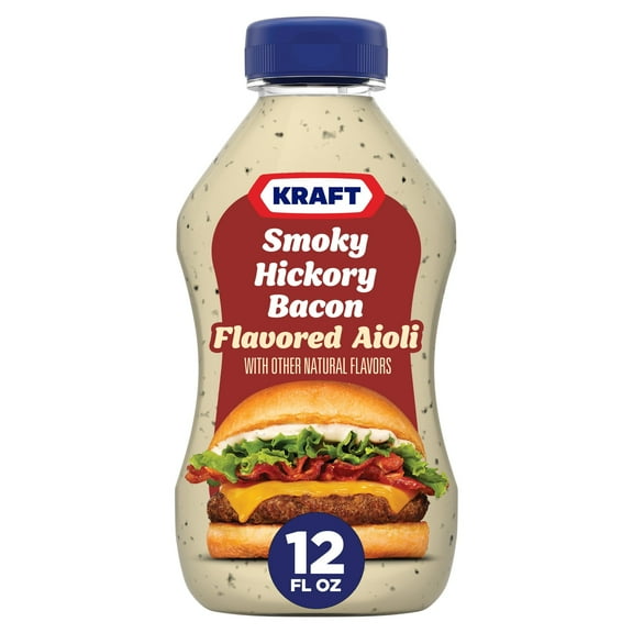2 Pack Kraft Smoky Hickory Bacon Flavored Aioli