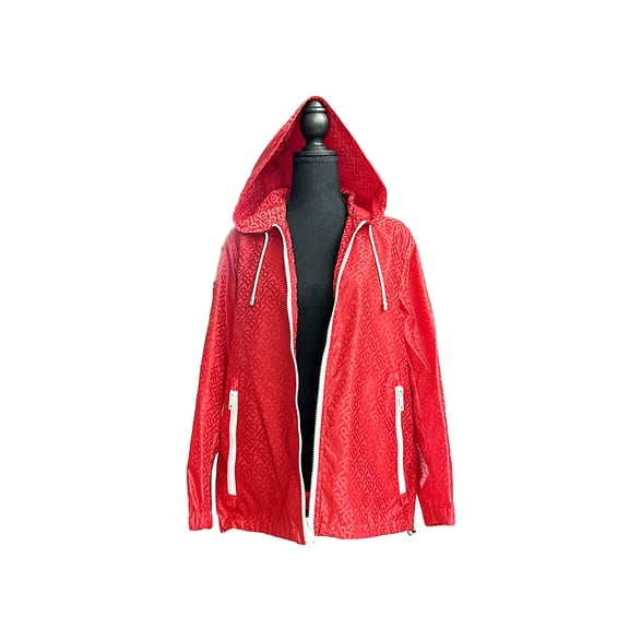 Burberry Ladies Outerwear all-over TB monogram logo (US Size 4) Retail $1240
