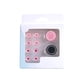 thumbnail image 5 of Joystick & Botón Pegatinas Las Llaves Silicona Pegatina para El Interruptor 2 () Rosa Blanco, 5 of 9