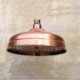 thumbnail image 1 of Copper Shower Head, 20cm (8 Inch) Diameter, High Pressure Fixed Shower Head With Adjustable Angle Shower Head Rain Shower Head - Gold, 1 of 5