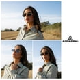 thumbnail image 2 of Gafas de Sol Retro Ovaladas Hexagonales con Montura Metálica Appassal AP3625, 2 of 5