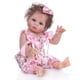 thumbnail image 2 of Muñeca Reborn Decdeal con lazo floral y Ojos azules 18,5 pulgadas, 2 of 7