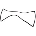 thumbnail image 2 of Hussmann 0428562, Gasket-Black Magnetic, 2 of 3