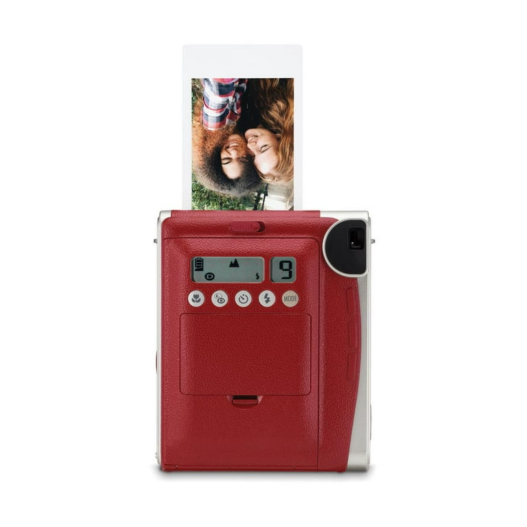 富士フイルム - instax mini 90 neo classic red Fujifilm + Instax Mini 90 Neo Classic Camera, Instant Film