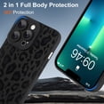 thumbnail image 3 of Funda de teléfono TEAUGHT compatible con iPhone 13 Pro negra, 3 of 6