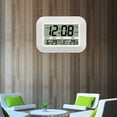 thumbnail image 5 of Digital Wall Clock Battery Operated Simple Large Temperature Calendar Date Day for Home Office, 5 of 5