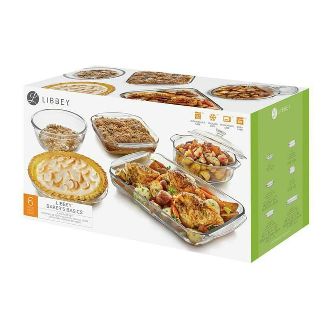 Libbey Glass Bakeware set/6