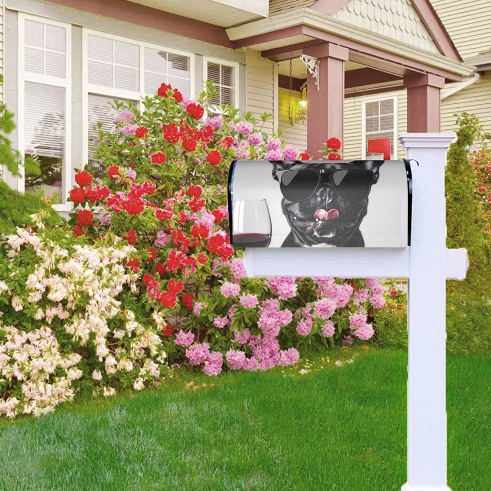 Kdxio Magnetic Mailbox Cover 21x18 in Mailbox Cover Outdoor Decoration Holiday Mailbox Covers for Home Garden Yard-21x18 in