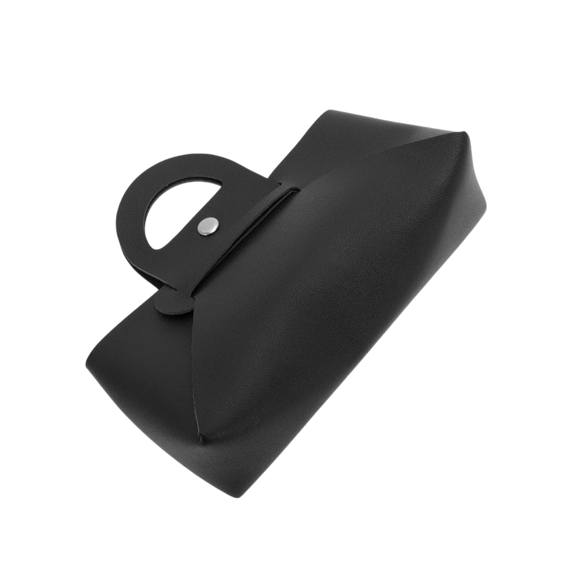 Unique Bargains Handheld Eyeglasses Bag Portable Eyeglasses Storage 1 Pc Black