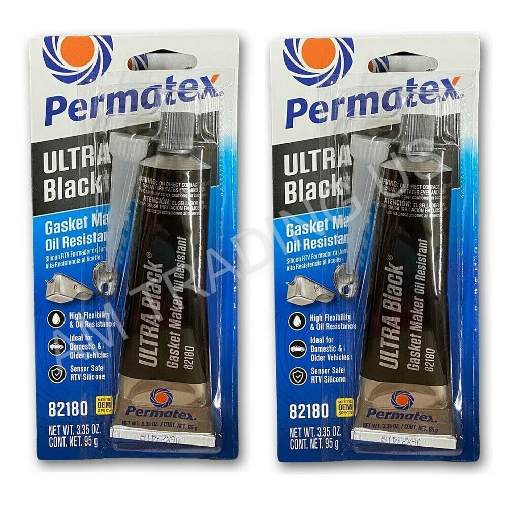 Permatex 82180 Max Oil Resis Ultra Black RTV Silicone Gasket Maker 3