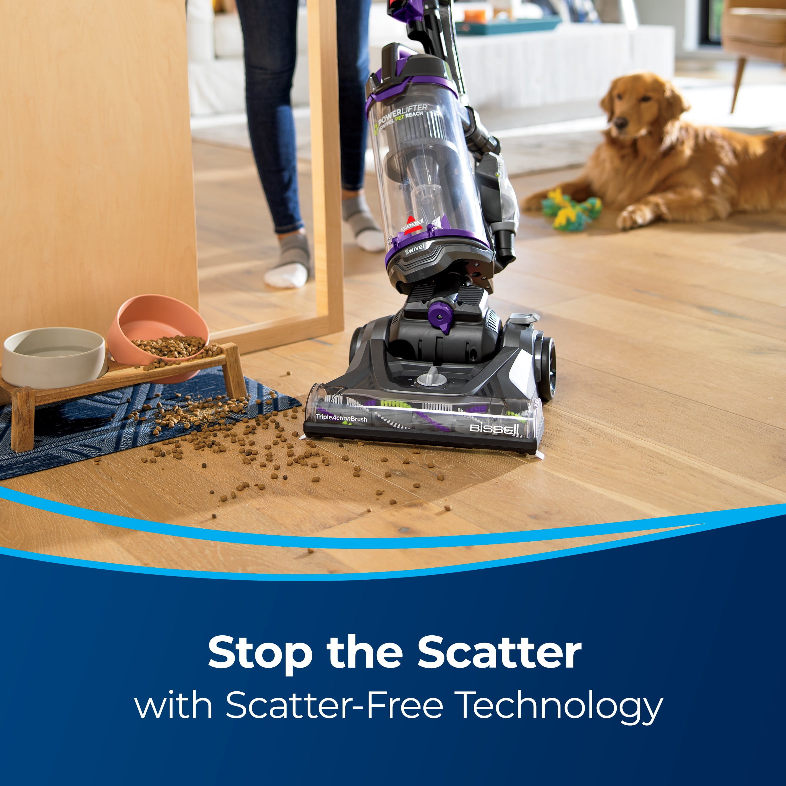 BISSELL PowerLifter Swivel Pet Reach Upright Vacuum 3196