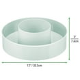 thumbnail image 6 of mDesign Plastic Spinning Lazy Susan Round Turntable Storage Tray - Rotating Organizer for Makeup, Cosmetics, Nail Polish, Vitamins, Shaving Kits, Hair Spray, Medical Supplies, First Aid - Mint Green, 6 of 8