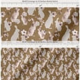 thumbnail image 2 of Soimoi Cotton Poplin Fabric Floral & Rabbit Kids Print Fabric by Yard 42 Inch Wide, 2 of 7