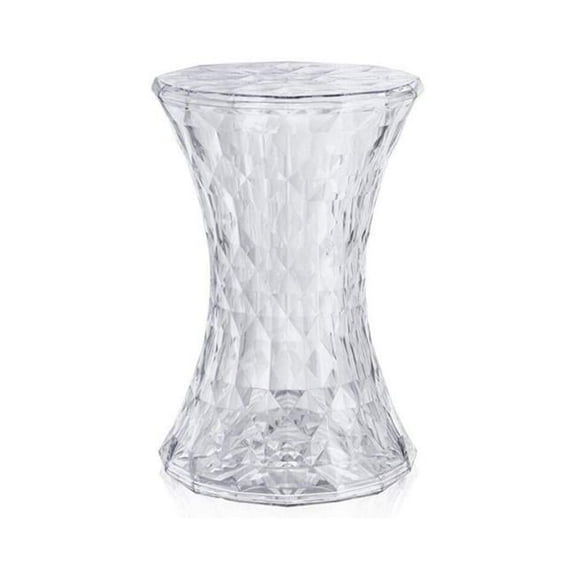 OCC Wanders Accent Stool, Clear
