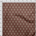thumbnail image 4 of oneOone Rayon Maroon Fabric Asian Block Print Sewing Material Print Fabric By The Yard 56 Inch Wide, 4 of 4
