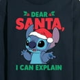 thumbnail image 3 of Lilo & Stitch - Dear Santa I Can Explain - Men's Long Sleeve T-Shirt, 3 of 5
