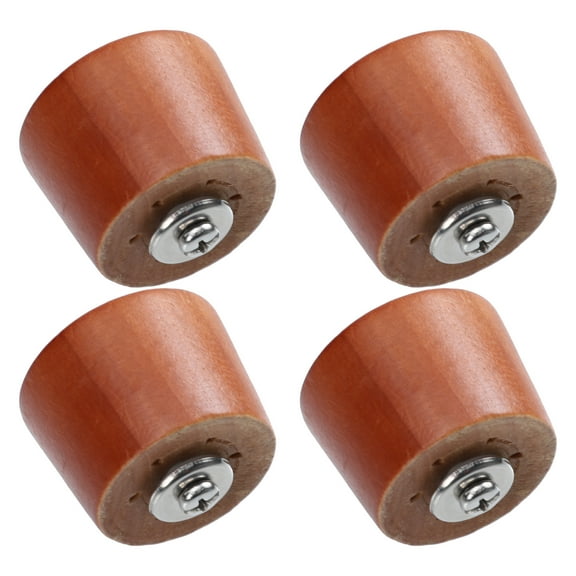 Stainless Steel Pot Lid Knob Replacement Cover Heat Resistant Handle Dark Red Set of 1