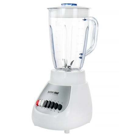 

The Better Chef 10 Speed 350W Plastic Jar Blender in White