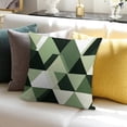 thumbnail image 7 of Green And Beige Modern Art Geometric Pillow Covers,Green And Beige Modern Art Geometric Throw Pillow Covers 24"×24" ,Living Room Sofa Couch Pillow Covers,Decorative Pillow Covers, 7 of 7