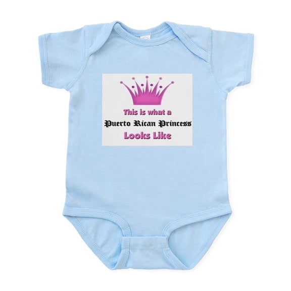 CafePress - This Is What An Puerto Rican Princess Looks Like I - Baby Light Bodysuit, Size Newborn - 24 Months