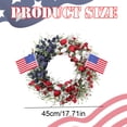 thumbnail image 3 of Patriotic Front Door Wreath Memorial Day Patriotic Decor Porch Decor Front Door Wreath Veterans Day Patriotic Wreath American Flag Themed Wreath Patriotic Home Decor, 3 of 8