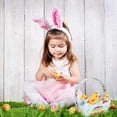 thumbnail image 5 of Cestas de Pascua con Asa, Cesta de Actividades de BúSqueda de Huevos de Pascua para Fiesta de Pascua de Papel para Manualidades Infantiles, Cestas de Regalos de Pascua, 5 of 5