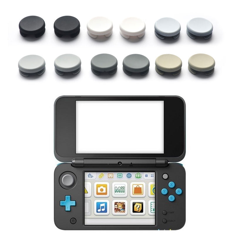 Herre venlig Van bliver nervøs 2 pcs Replacement Grey Joystick Thumbstick Circle Pad Cap for 2DS 3DS 3DS  XL - Walmart.com