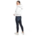 thumbnail image 3 of Chamarra con capucha desmontable Roman Fashion /Juvenil, 8026 (Blanco) blanco EG, 3 of 5
