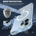 thumbnail image 3 of Magnetic Clear for iPhone 14 Pro Max Case with Stand Compatible with Magsafe Shockproof Anti-Yellowing Full Body Protective Phone Cover-Clear, 3 of 6