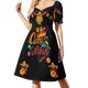 thumbnail image 1 of Vestido de manga corta Fiesta Squad Cinco De Mayo Ropa de mujer Moda para mujer Vestidos formales para ocasiones especiales Vestido, 1 of 7