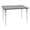 Maple & Chrome, variant on 42 x 24 in. Kahlo Tapered Leg Table, Maple & Chrome