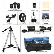 BEBANG Telescope for Adults Astronomy, 80mm Aperture Astronomical Telescope, 3 Rotatable Eyepieces Refractor Telescope with Tripod