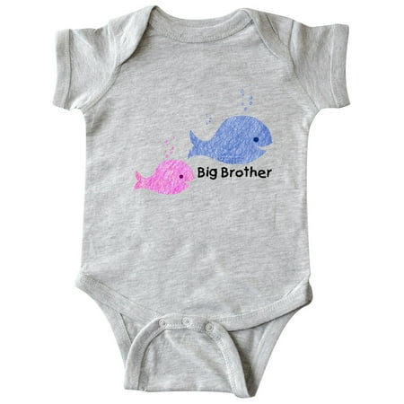 

Inktastic Big Brother with Lil Sister Gift Baby Boy Bodysuit