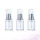 thumbnail image 3 of EeaseMX 3 botellas vacías con bomba para cosméticos, aceites esenciales, portátiles (plateadas y blancas, 30 ml), 3 of 7