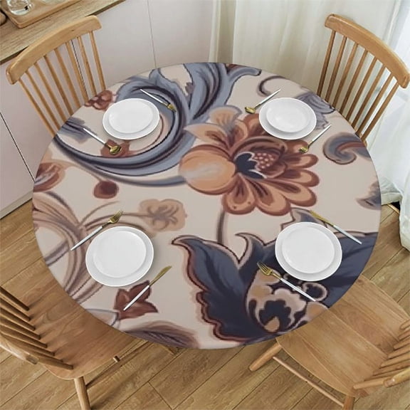HAOXIT Oil-Proof Table Cover Stain-Resistant Wipeable Table Protector for Indoor Outdoor Camping Picnic Table Cloth Fit for Table 31-35