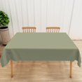 thumbnail image 3 of 84x60 Inch Solid Color Rectangle Tablecloth Morandi Icefield Green Table Cloth Cover for Indoor Dining Room Table Protector Modern Simple Thick Linen Tablecloths, 3 of 5