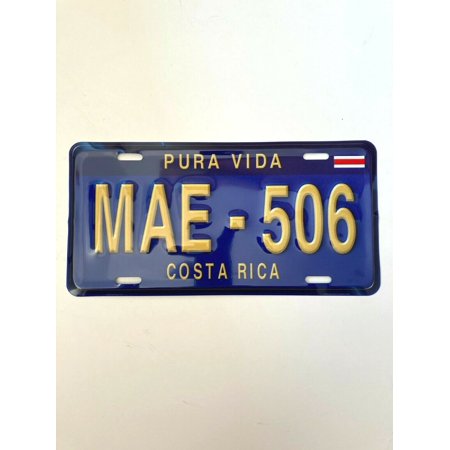 COSTA RICA PURA VIDA CENTRAL AMERICA LICENSE PLATE CRLP 28